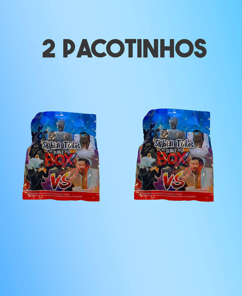 PACOTES MISTERIOSOS DE SKIBIDI TOILET E CAMERAMAN