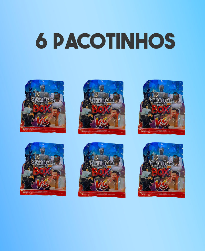 PACOTES MISTERIOSOS DE SKIBIDI TOILET E CAMERAMAN