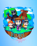 CAMISETA LOKI E AMIGOS Vs SIREN HEAD